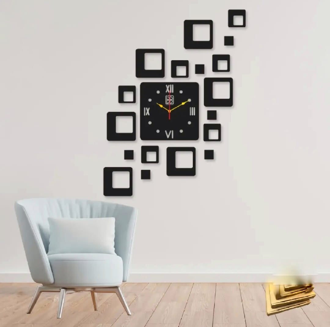 Crown Wall Wooden Wall Clock Box Design CrownWall