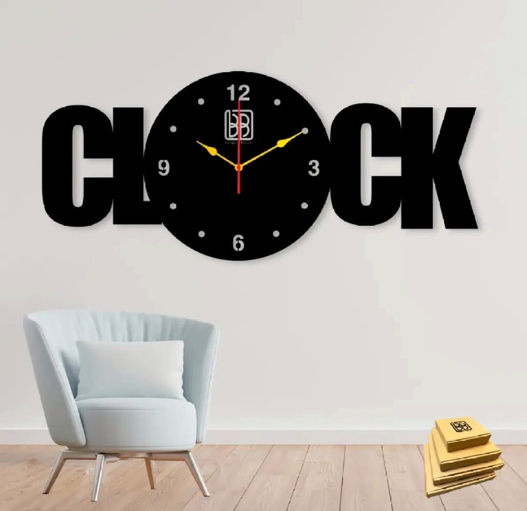 Crown Wall 3d Wooden Wall Clock CrownWall
